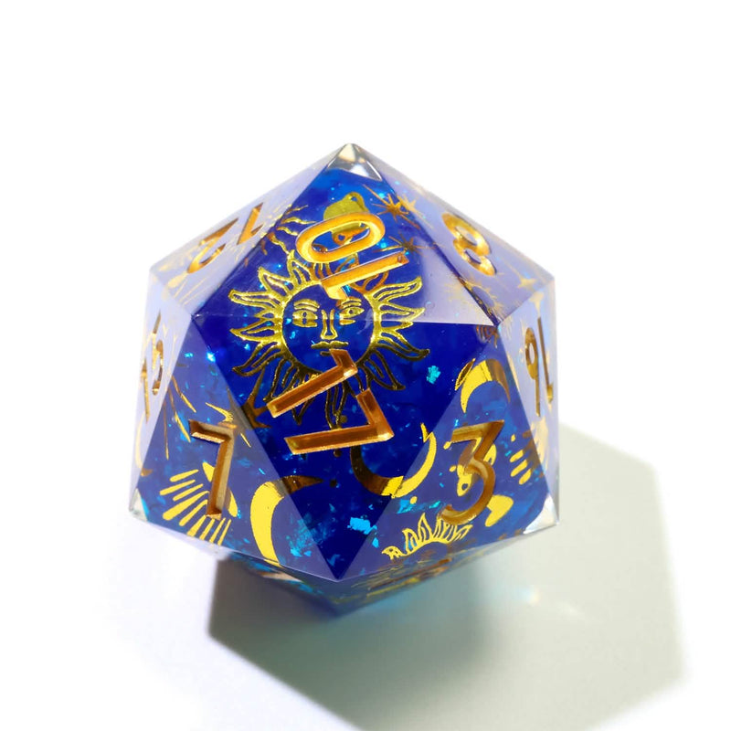Celestial Body | 33mm D20 | Oversized Art Core Dice | Single Dice