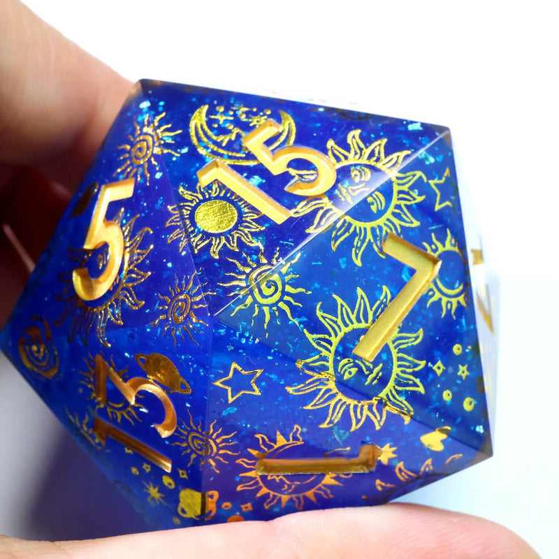 Celestial Body | 33mm D20 | Oversized Art Core Dice | Single Dice