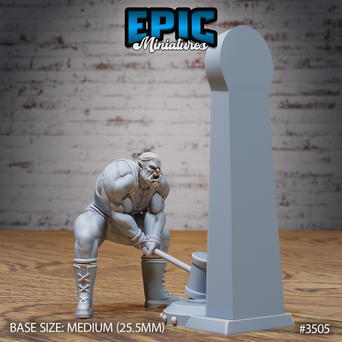 Orc Strongman C | Nightsky Carnival | Fantasy Miniature | Epic Miniatures