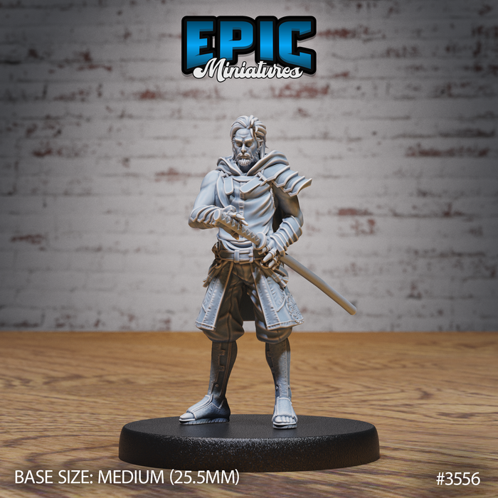 Katana Master A | Iron Fist Tournament | Fantasy Miniature | Epic Miniatures