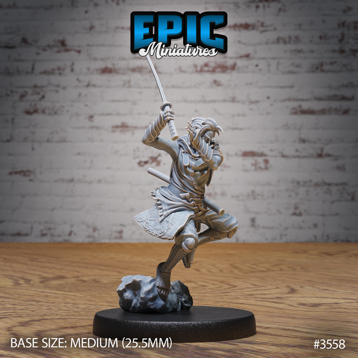 Katana Master C | Iron Fist Tournament | Fantasy Miniature | Epic Miniatures