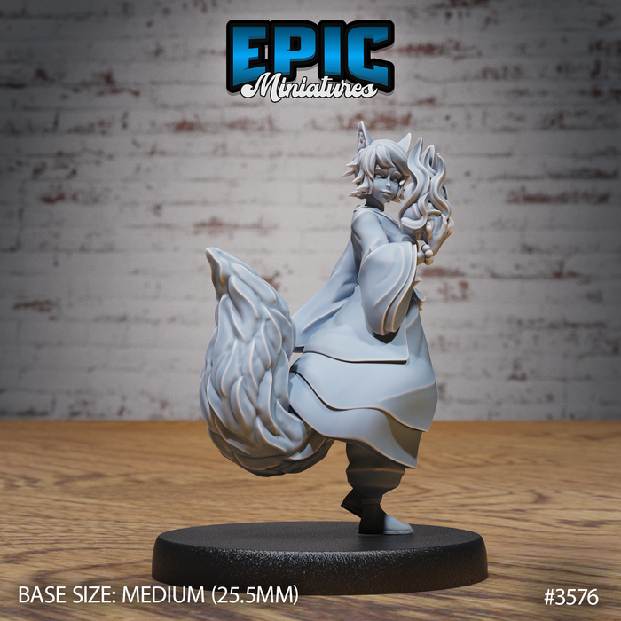 Kitsune Spirit Warrior C | Iron Fist Tournament | Fantasy Miniature | Epic Miniatures