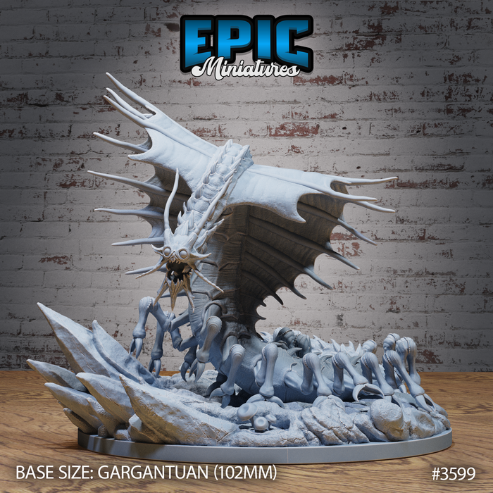 Ancient Remorhaz | Ice Age Madness | Fantasy Miniature | Epic Miniatures