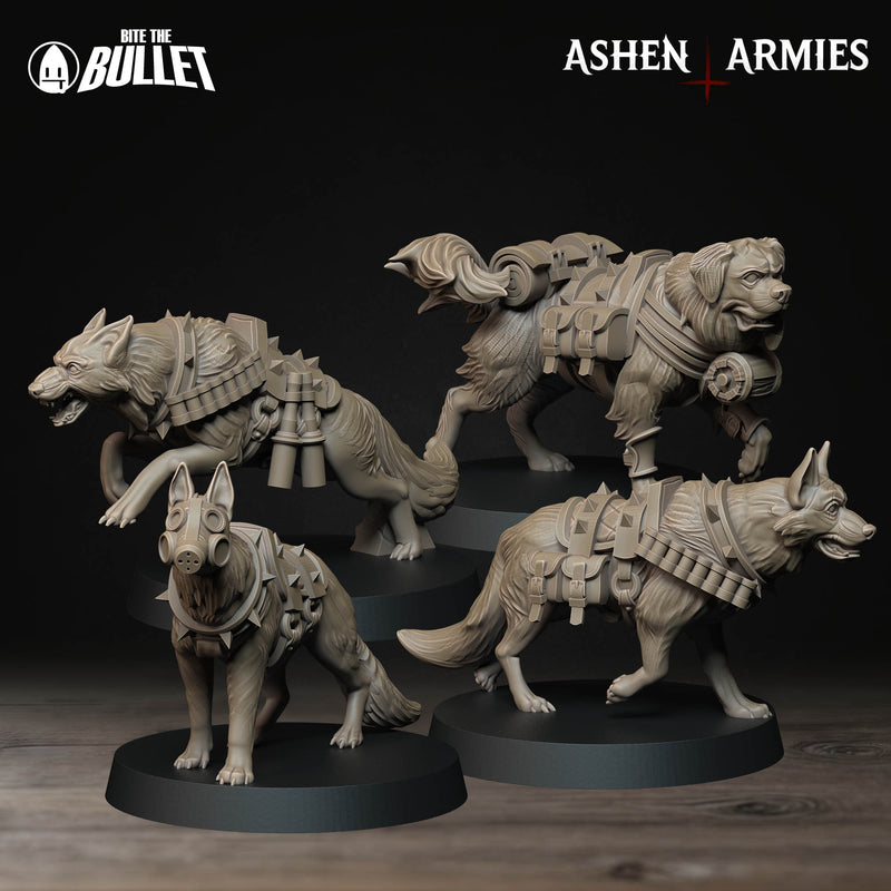 Combat Dog Miniatures | Sanctified Legion | Trench Grimdark | BTB