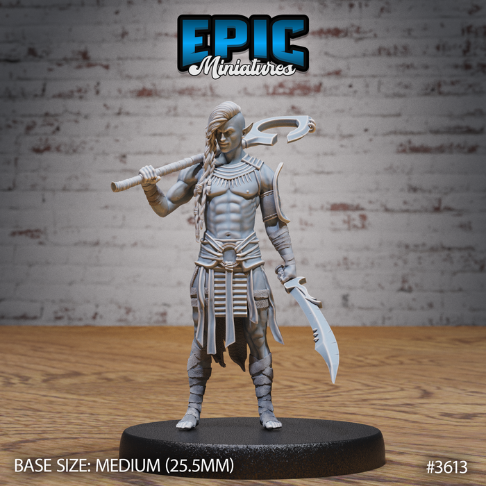 Cave Elf Barbarian | Ice Age Madness | Fantasy Miniature | Epic Miniatures