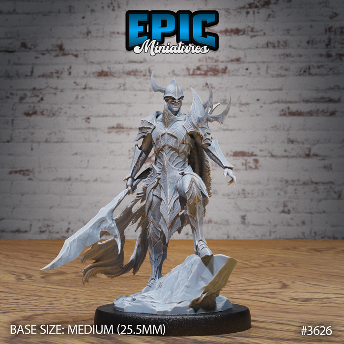 Frost Demon Knight A | Ice Age Madness | Fantasy Miniature | Epic Miniatures