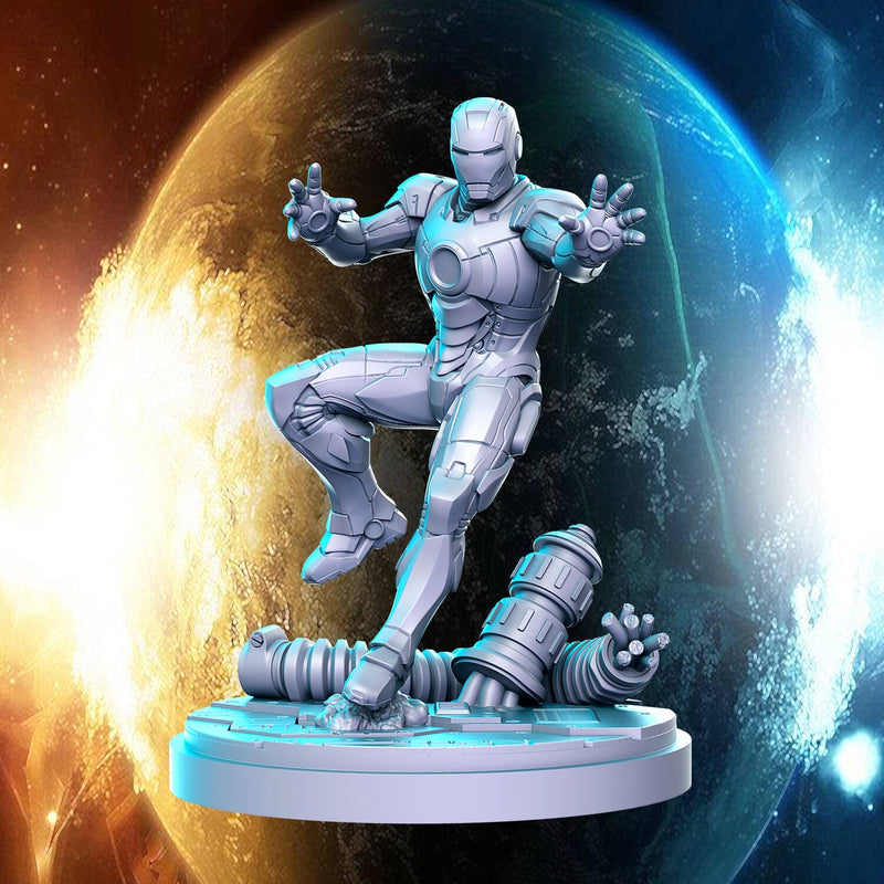 Man of Iron | Super Hero Miniature | RN Estudio