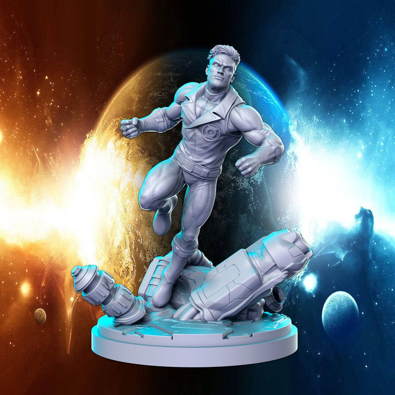 Green Lightshine | Super Hero Miniature | RN Estudio