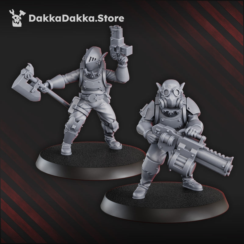 Gorggrot Tactic Squad Miniatures | Grimdark Miniature | DakkaDakka