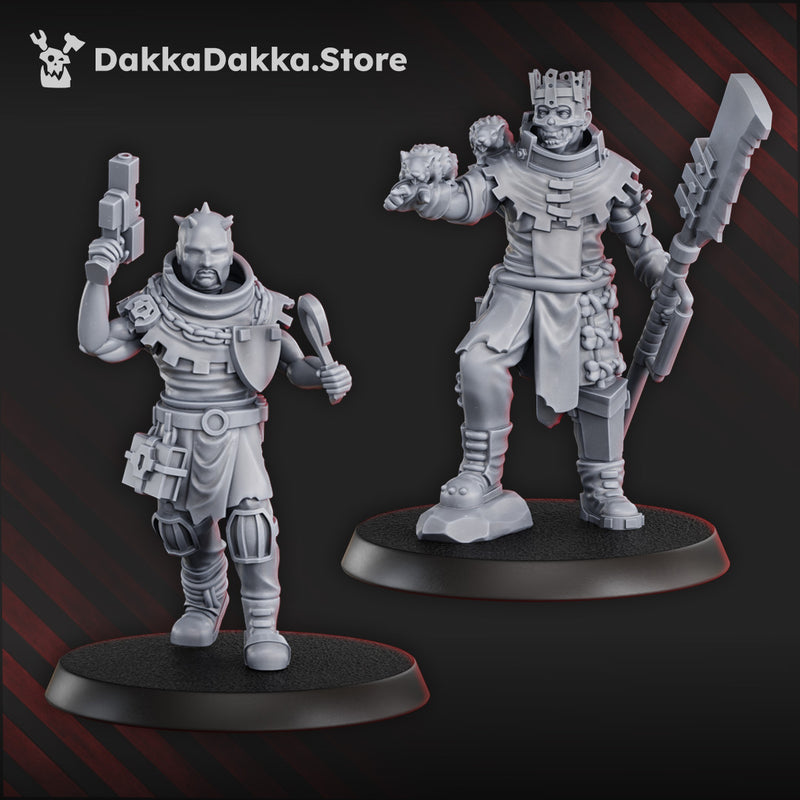 Church Fallen Miniatures | Grimdark Proxy Miniature | Ghamak