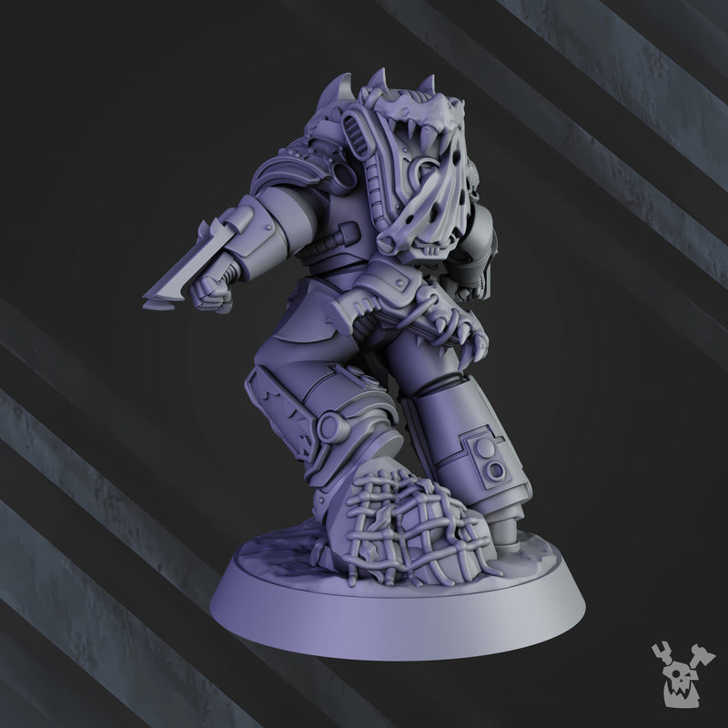 White Megaladon Clan Tangaroa 7 Ocean Beas | Battle Brothers | DakkaDakka