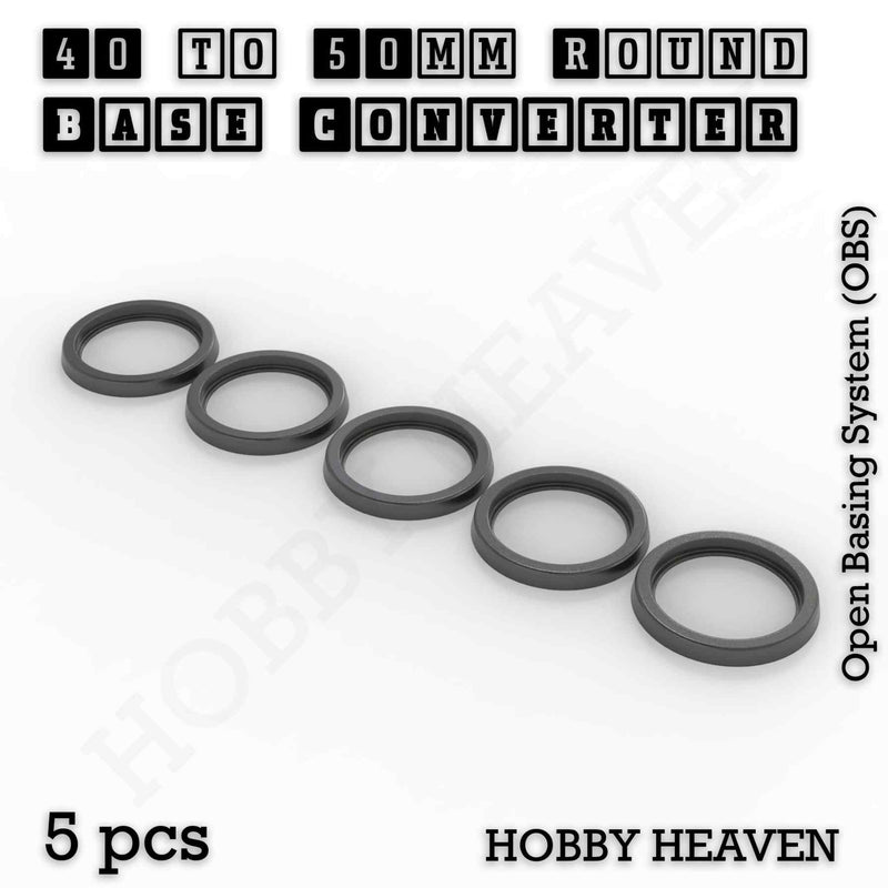 Round Bases Size Converters Round to Round 3d Print Full Range
