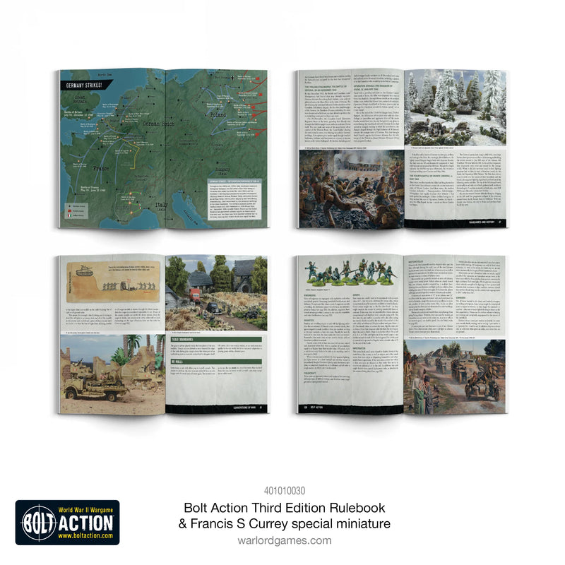 Bolt Action 3rd Edition Core Rulebook (Hardback) | Bolt Action