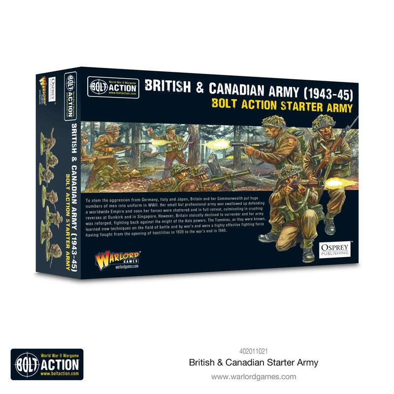 British & Canadian Army (1943-45) Starter Army | Bolt Action