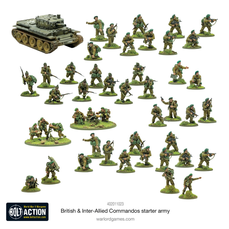 British & Inter-Allied Commandos Starter Army | Bolt Action