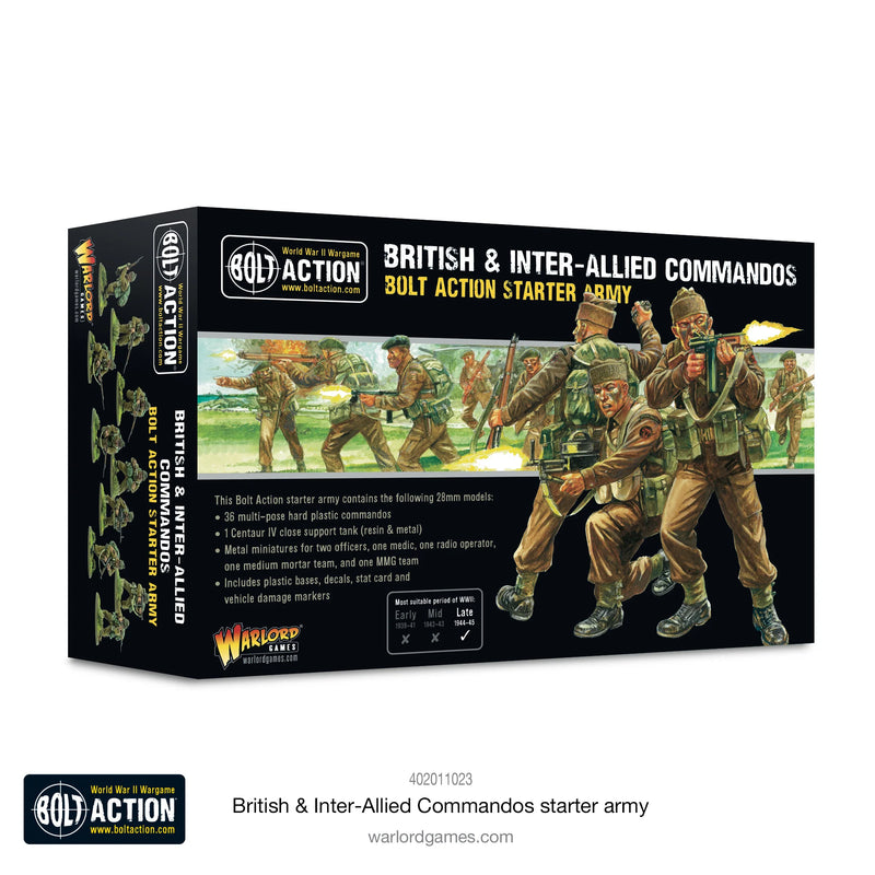 British & Inter-Allied Commandos Starter Army | Bolt Action