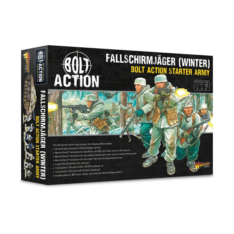 German Winter Fallschirmjäger Starter Army | Bolt Action