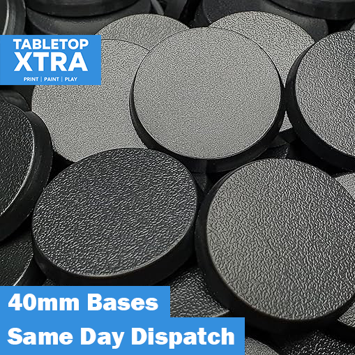 40mm Round Bases Tabletop Miniatures & Wargaming