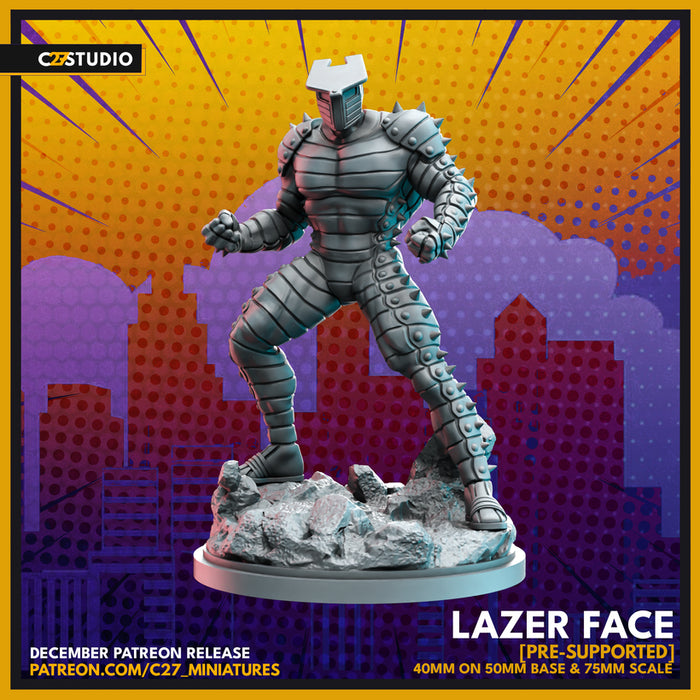Lazer Face | Heroes | Sci-Fi Miniature | C27 Studio