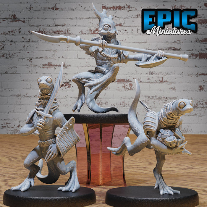 Fire Newts | Giants & Barbarians | Epic Miniatures