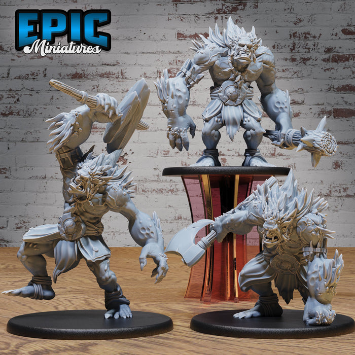 Savage Trolls | Giants & Barbarians | Epic Miniatures