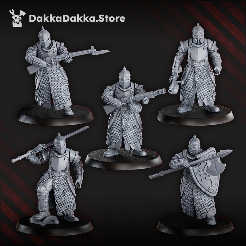 Holy Steel Battalion Miniatures | Steel Union | DakkaDakka
