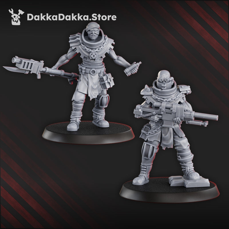 Church Fallen Miniatures | Grimdark Proxy Miniature | Ghamak