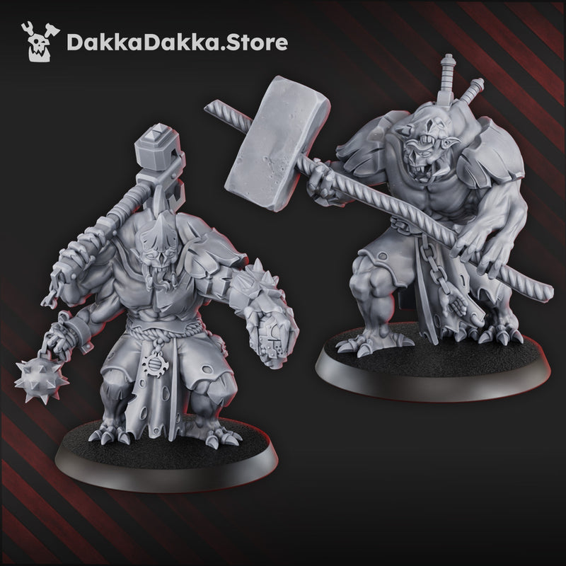 Amalgamants of the Cosmic Harvester Miniatures | Grimdark Proxy Miniature | Ghamak