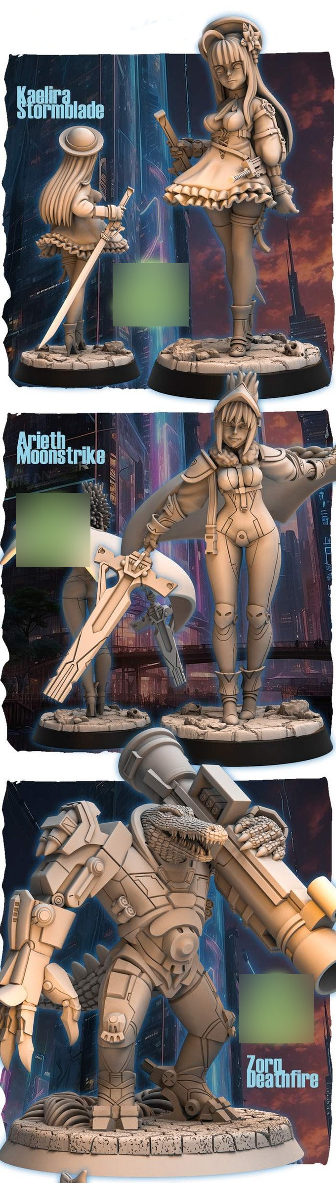 Neokingdom IV Miniatures | Fantasy Miniature | RN Estudio