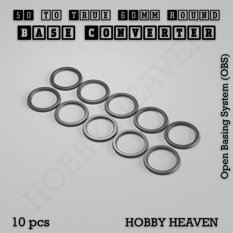 Round to Round Base Converters 3D Print Full Range