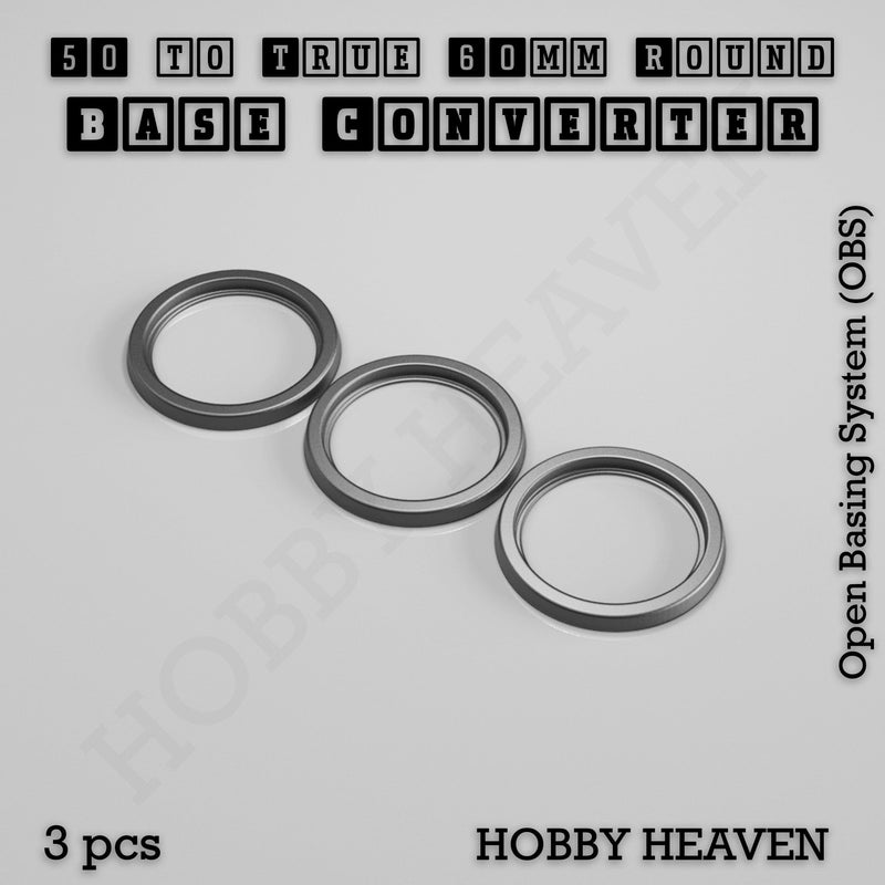 Round to Round Base Converters 3D Print Full Range