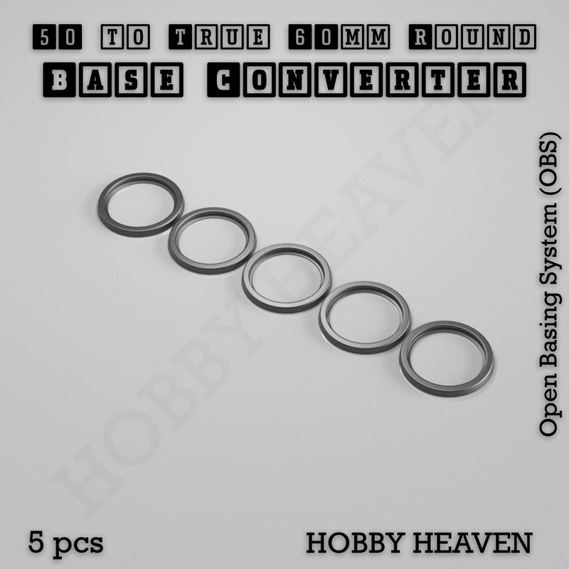 Round to Round Base Converters 3D Print Full Range