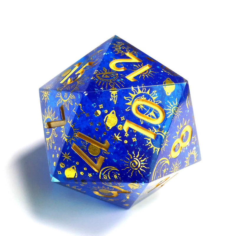 Celestial Body | 50mm D20 | Oversized Art Core Dice | Single Dice