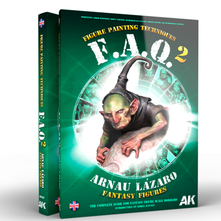 AK Interactive FAQ 2 - Fantasy Figures - Figure Painting by Arnau Lazaro (English) (AK525)