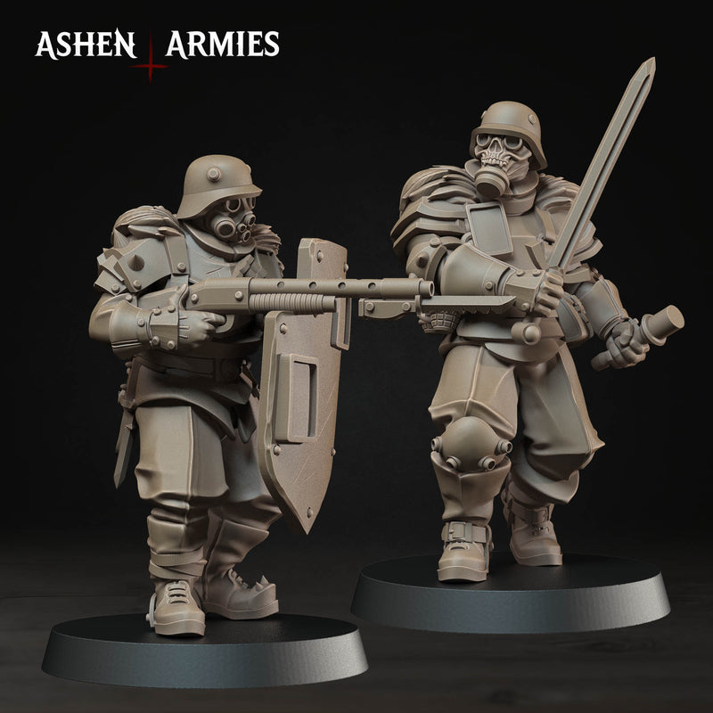 Heretic Troopers Hellbound Apostasy | Trench Grimdark | Ashen Armies