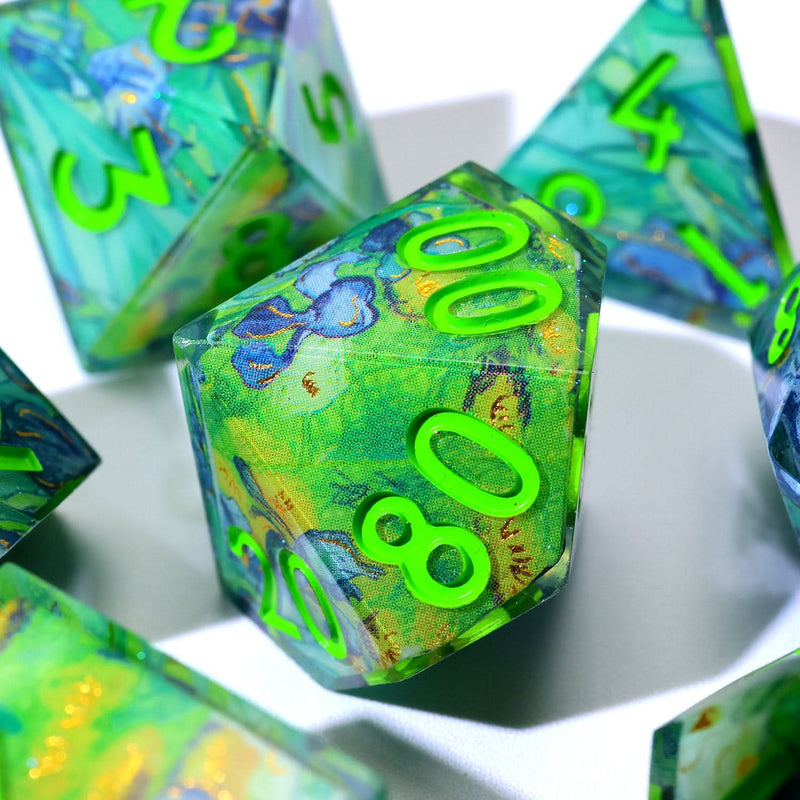 Bluemorn Grove | Art Core Dice | 7 Piece Set