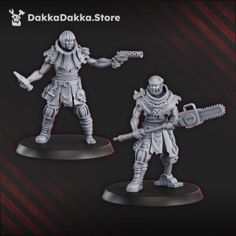 Church Fallen Miniatures | Grimdark Proxy Miniature | Ghamak