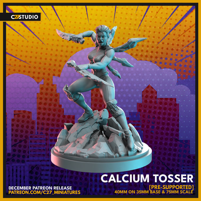 Calcium Tosser | Heroes | Sci-Fi Miniature | C27 Studio