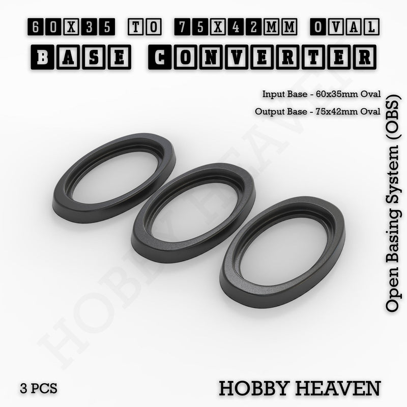 Oval To Oval Bases Size Converters 3d Print Full Range