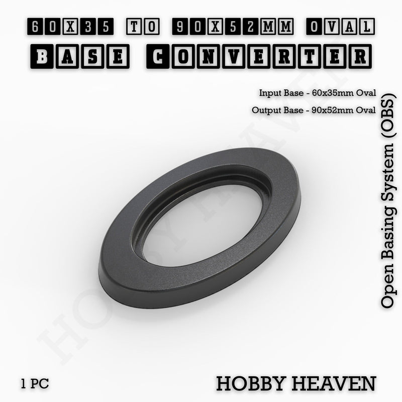 Oval To Oval Bases Size Converters 3d Print Full Range