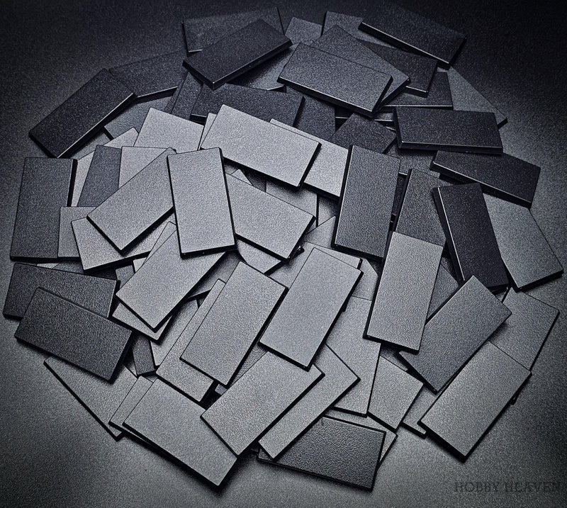 60x30mm Rectangle Bases for Tabletop Games | Premium Wargaming Cavalry Bases