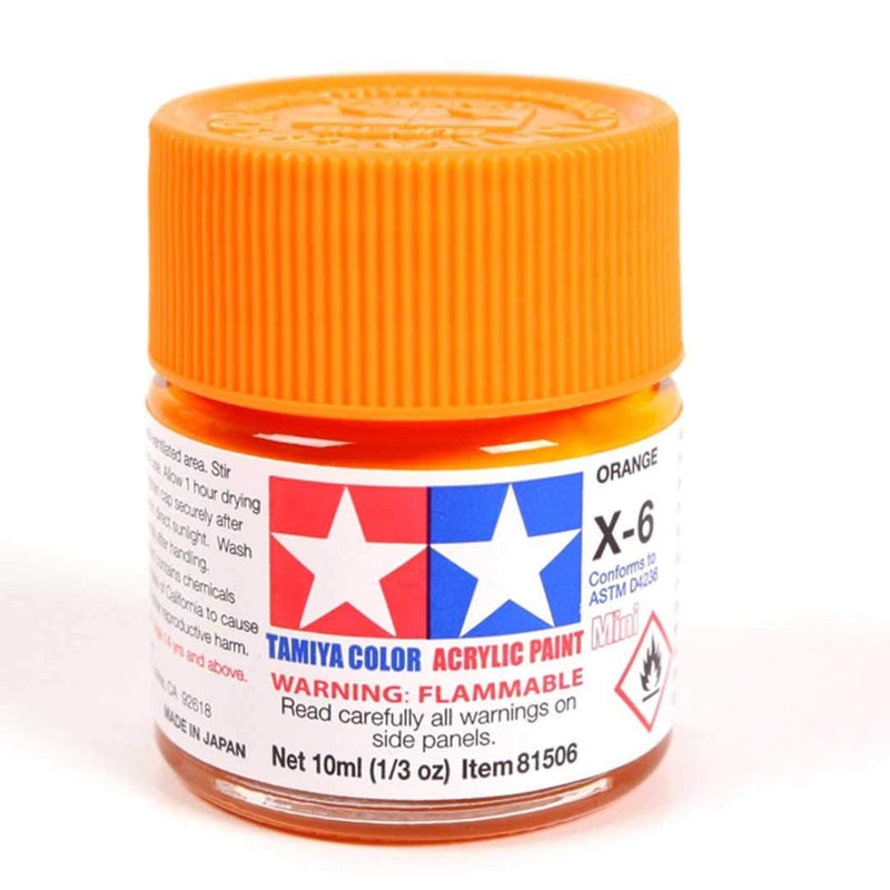 Tamiya Acrylic Paint Mini X-6 Orange