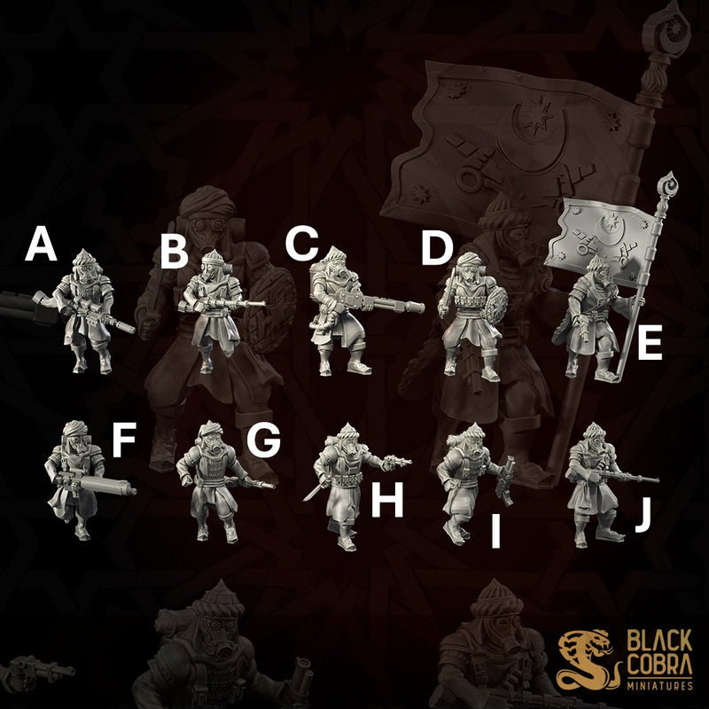 Iron Trencher Miniatures | Iron Trenchers | Black Cobra Miniatures