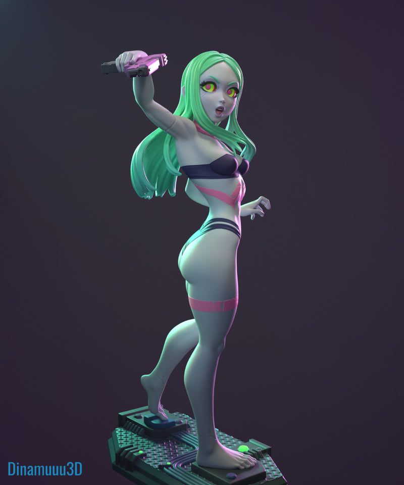 Bekki | Pin-Up Statue Fan Art Miniature Unpainted | Dinamuu3D