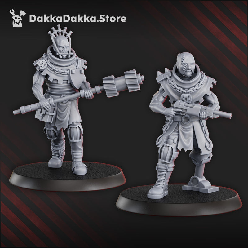 Church Fallen Miniatures | Grimdark Proxy Miniature | Ghamak
