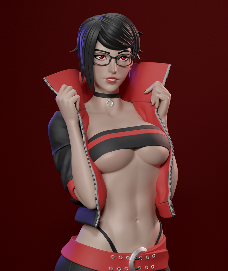 Sarada | Pin-Up Statue Fan Art Miniature Unpainted | Goyd Figures