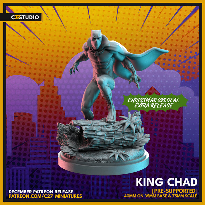 King Chad | Heroes | Sci-Fi Miniature | C27 Studio
