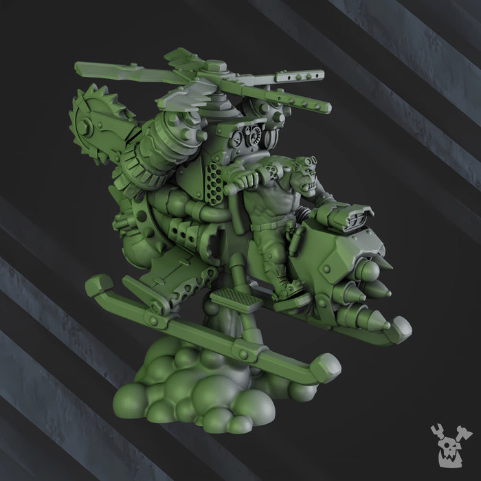 Chonky Flyaz  Miniatures | Orc Marauders | Grimdark Miniature | DakkaDakka