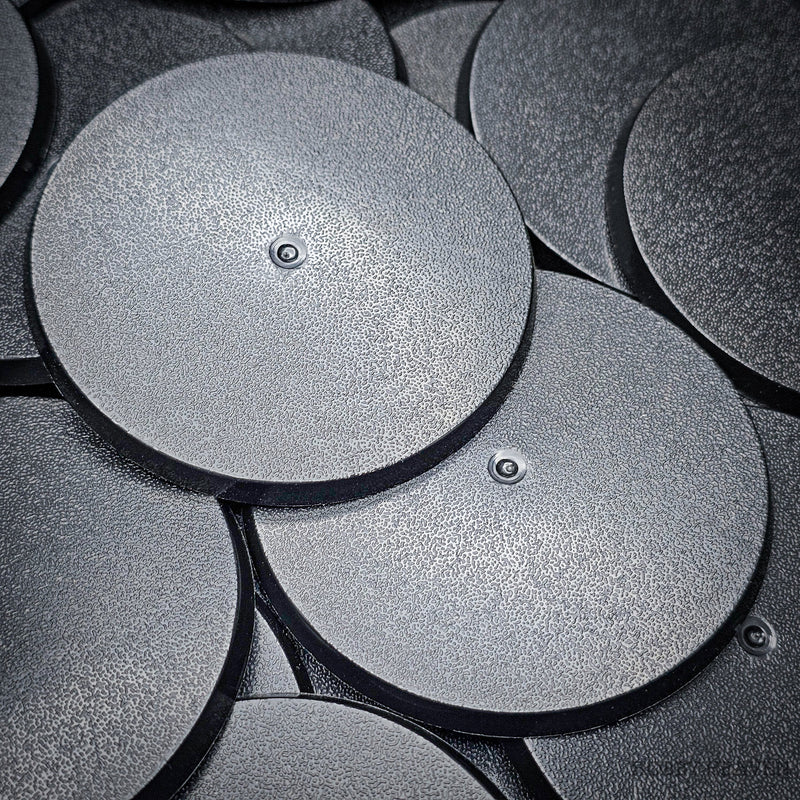 70mm Round Plain Plastic Bases