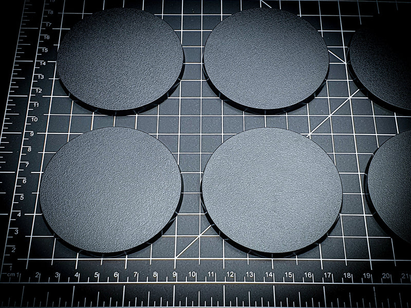 80mm Round Plain Plastic Bases